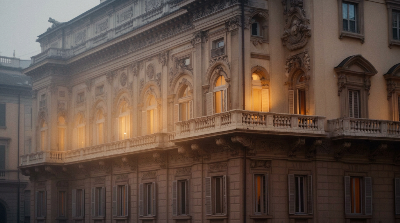 Palazzo storico nel quartiere Brera